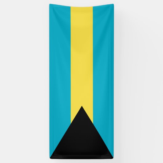 Bahamianische Flagge Banner (Vertikal)
