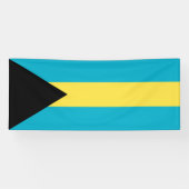 Bahamianische Flagge Banner (Horizontal)