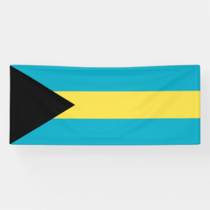 Bahamianische Flagge Banner