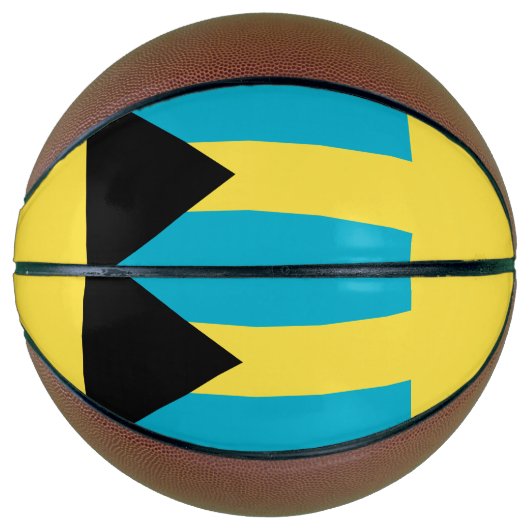 Bahamianische Flagge Basketball (Vorderseite)