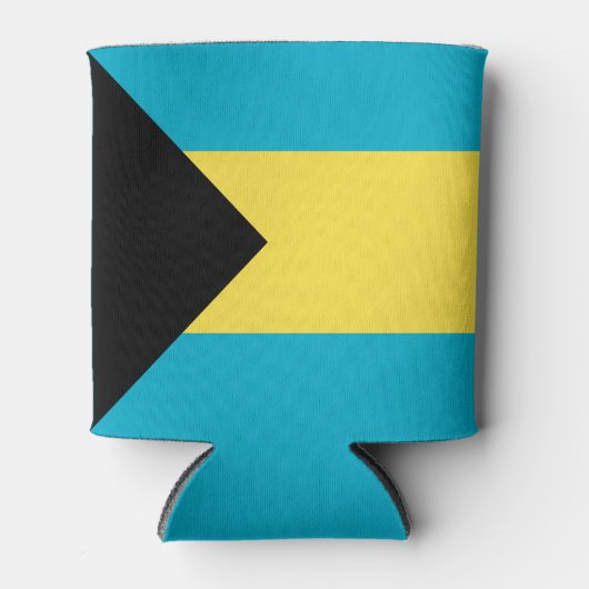 Bahamianische Flagge Dosenkühler (Vorderseite)