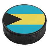 Bahamianische Flagge Eishockey Puck (3/4)
