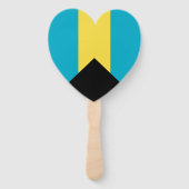 Bahamianische Flagge Fächer (Vorderseite)