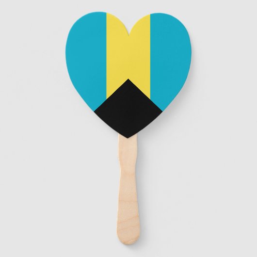 Bahamianische Flagge Fächer (Vorderseite)