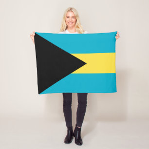Bahamianische Flagge Fleecedecke