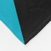 Bahamianische Flagge Fleecedecke (Ecke)