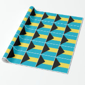 Bahamianische Flagge Geschenkpapier (Ungerollt)