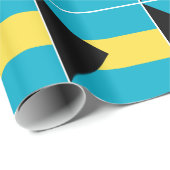 Bahamianische Flagge Geschenkpapier (Rolleneckpunkt)