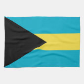 Bahamianische Flagge Geschirrtuch (Horizontal)