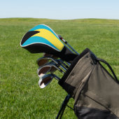 Bahamianische Flagge Golf Headcover (In SItu)