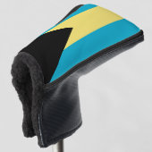 Bahamianische Flagge Golf Headcover (3/4 Vorderseite)
