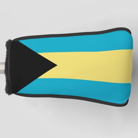 Bahamianische Flagge Golf Headcover (Vorderseite)