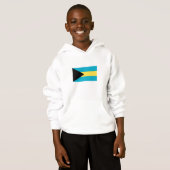 Bahamianische Flagge Hoodie (Vorne ganz)