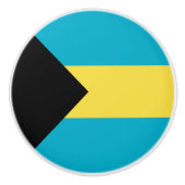 Bahamianische Flagge Keramikknauf (Vorderseite)
