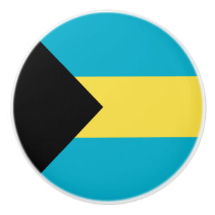 Bahamianische Flagge Keramikknauf