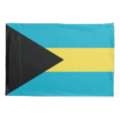 Bahamianische Flagge Kissenbezug (Rückseite)