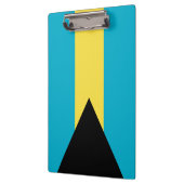 Bahamianische Flagge Klemmbrett (Links)