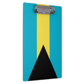 Bahamianische Flagge Klemmbrett (Rechts)