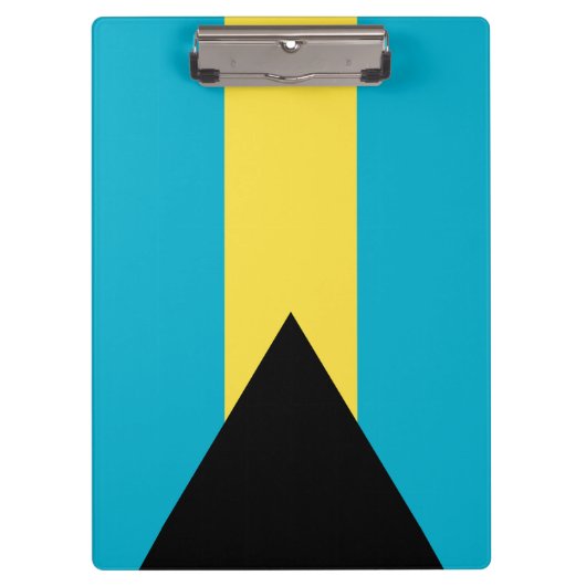 Bahamianische Flagge Klemmbrett (Vorderseite)
