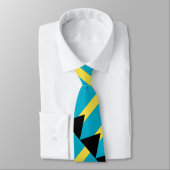 Bahamianische Flagge Krawatte (Gebunden)