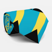Bahamianische Flagge Krawatte (Gerollt)
