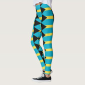 bahamianische Flagge Leggings (Links)