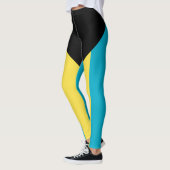 Bahamianische Flagge Leggings (Links)