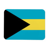 Bahamianische Flagge Magnet (Horizontal)