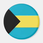 Bahamianische Flagge Magnet (Vorne)