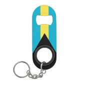 Bahamianische Flagge Mini Flaschenöffner (Vorderseite)