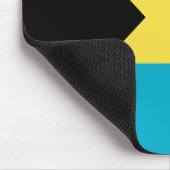Bahamianische Flagge Mousepad (Ecke)
