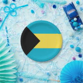 Bahamianische Flagge Pappteller (Party)