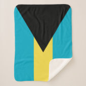 Bahamianische Flagge Sherpadecke (Vorderseite)