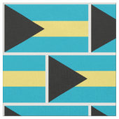 Bahamianische Flagge Stoff (Nahaufnahme)