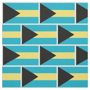 Bahamianische Flagge Stoff