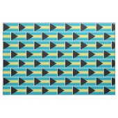 Bahamianische Flagge Stoff (Fat Quarter (45,7 x 55,9 cm))