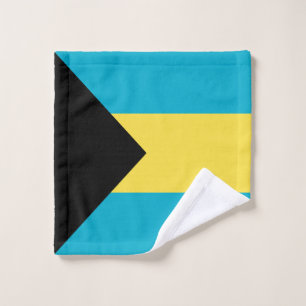 Bahamianische Flagge Waschlappen