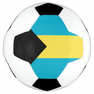 Bahamische Flagge Fußball