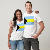 Bahamische Flagge T-Shirt (Unisex)