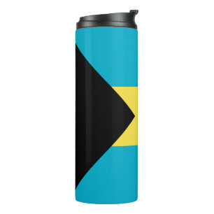 Bahamische Flagge Thermosbecher