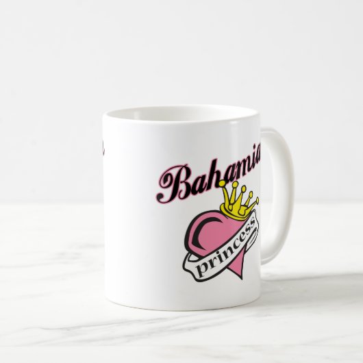 Bahamische Prinzessin Kaffeetasse (VorderseiteRechts)