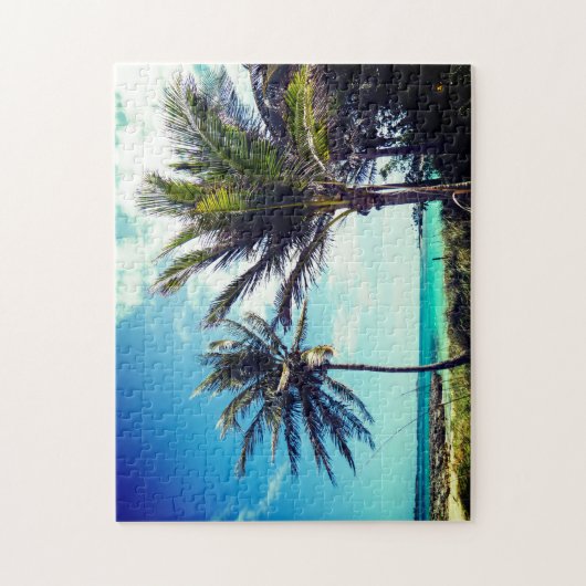 Bahamischer Strand Puzzle (Vertikal)
