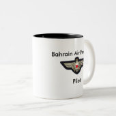 Baharaini Versuchsflügel, Bahrain-Luftwaffe, Pilot Zweifarbige Tasse (VorderseiteRechts)