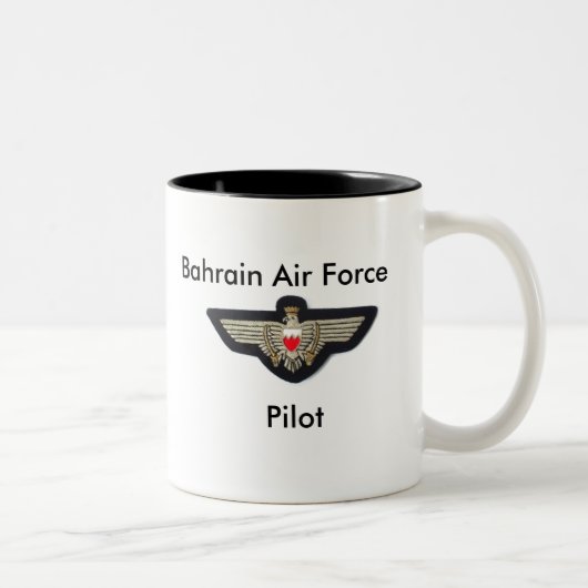 Baharaini Versuchsflügel, Bahrain-Luftwaffe, Pilot Zweifarbige Tasse (Rechts)