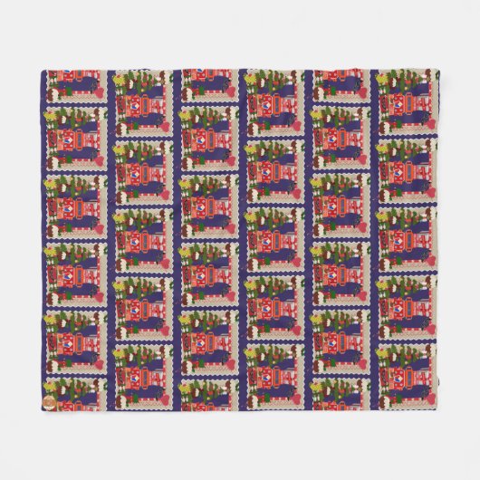 Bahay Kubo, Balikbayan Kasten, Jeepney, Plädoyer Fleecedecke (Vorderseite (Horizontal))