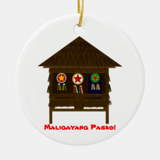 Bahay Kubo ornamnent Keramik Ornament