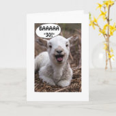 BAHHHH. SIE SIND "30", ABER SIE KÖNNEN IMMER NOCH KARTE (Gelbe Blume)