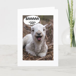 BAHHHH. SIE SIND "30", ABER SIE KÖNNEN IMMER NOCH  KARTE