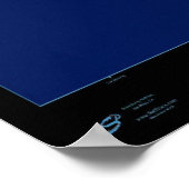 Bahia Blanco, Baja California Poster (Ecke)