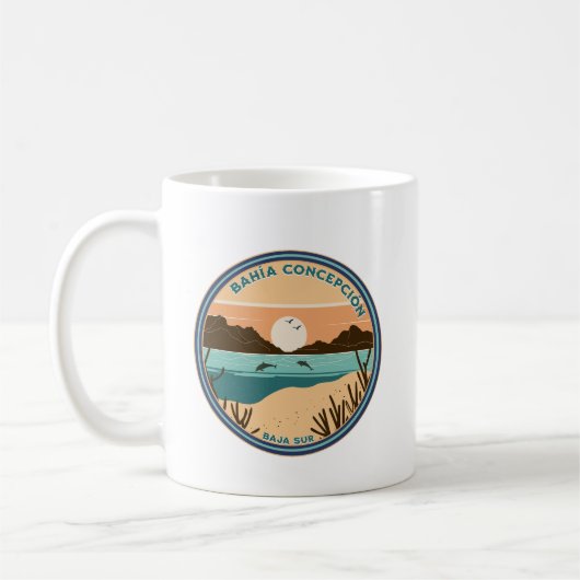 Bahía Concepción Baja California Sur Mexiko Kaffeetasse (Links)